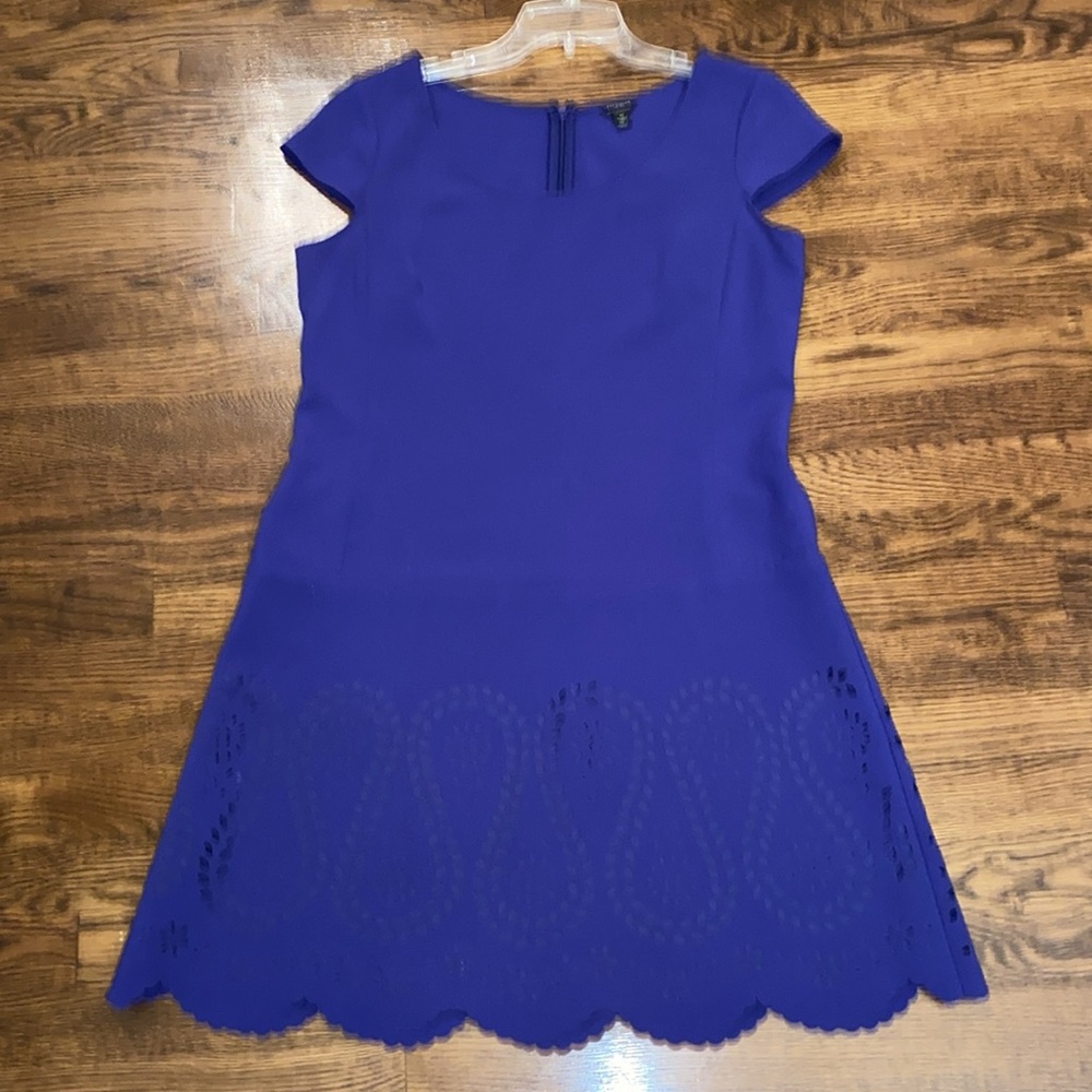 Anne Taylor SS Dress lined back zipper size 12